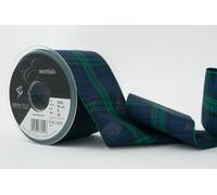 Berisfords Ruban Tartan Polyester 70 mm, Black Watch