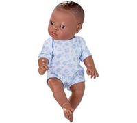 bébé poupée Nouveau-né filles 30 cm vinyle/textile blanc/bleu