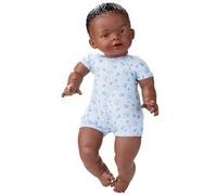 Berjuan bébé poupée Nouveau-né filles 45 cm vinyle/textile blanc Bleu G