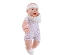 Berjuan Fille d'hôpital 47 cm blanc/rose Wit G