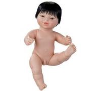 Berjuan poupée bébé sans vêtements Nouveau-né asiatique 38 cm garçon Blank G