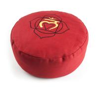 Berk - Coussin de méditation pour chakra racine rempli de sarrasin - rouge