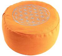 Berk - Inner Worlds Coussin de médiation Symbole Fleur de Vie Orange