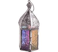 Berk Lumière orientale 1001 nuits L-10 fer antique vitrail forgé à la main