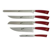 BERKEL Jeu de 5 Couteaux de Chef Elegance Rouge