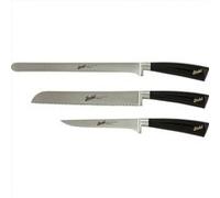 BERKEL Jeu de 3 Couteaux à Jambon Elegance Noir