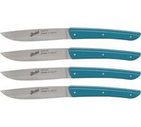 BERKEL Set 4 Couteaux à Steak Bleu pétrole G
