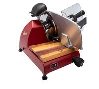 Berkel Red Line 250 Trancheuse professionnelle professionnelle avec planche en bois de tonneau - Lame de 250 mm - Trancheuse professionnelle