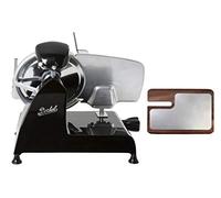 BERKEL - Trancheuse Red Line 220 + Planche à découper en frêne et acier inoxydable (Noir)