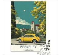 Berkeley, California Puzzles 1000 pièces | puzzle comme cadeau de fête des pères un super cadeau pour papa pour une pause relaxante pendant son temps libre50x75cm