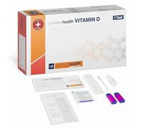 Berkeley Health Test Vitamine D à Domicile, Niveaux D, Rapide (1 Test) | Détecte la 25-hydroxyvitamine D dans le sang, Kit complet inclus, Résultat bas/normal/élevé, Fabriqué en Suisse