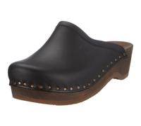 Berkemann 407 Natur Toeffler Sabots et Mules en Cuir de Veau pour Adulte Unisexe, Noir, 44 EU