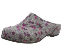 Berkemann Chaussons Donata pour Femme, Gris Clair à Pois 645, 37 EU