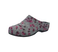 Berkemann Donata Pantoufles Femme Filz Gris Combiné