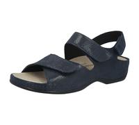 Berkemann Femme Rina Sandale, Cuir Stretch Bleu Nuit, 35.5 EU