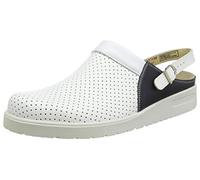 Berkemann Tec-Pro-Brage, Sabot Professionnel, Unisex, Blanc/Océan, Cuir