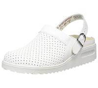 Berkemann Tec-Pro Tammo, Sabot Professionnel, Femme, Blanc, Veau