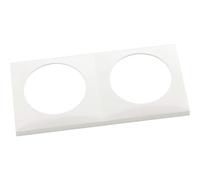 Berker Cadre 2 postes Integro Flow 0918262519 blanc polaire brillant