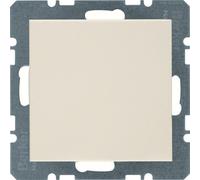 Berker 10098982 Bouchon Borgne Avec Pièce Centrale S.1 Blanc ( Crème), Brillant