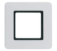 Berker 10116174 Rahmen, 1-fach, für Beleuchtung durch LED-Modul, Q.7, alu samt