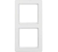 Hager q.1 - Cadre 2 postes Blanc polaire