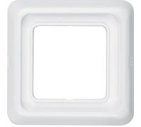 Berker 132809 Cadre 1fach avec Joint Wg Up IP44 Polaire Blanc, Brillant