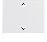 Berker 14057109 Bascule avec Impression Symbole Flèches K.1 Blanc Polaire , Poli