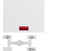 Berker 14157009 Bascule Avec 5 Joint Lentilles K.1 Polaire Blanc/Brillant
