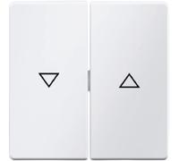 Berker 16256089 Boutons avec Impression Symbole Flèche Q.1 / Q.3 Blanc Polaire,