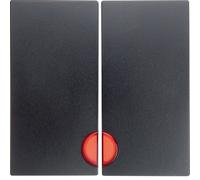 Berker 16271606 Interrupteurs Avec Lentille Rouge B.3/B.7 Anthracite/Mat