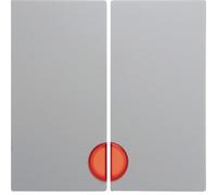 Berker 16271909 Boutons avec Rouge Lentille S.1 / B.3/ B.7 Blanc Polaire, Mat