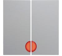 Berker 16278989 Boutons avec Rouge Lentille S.1 Blanc Polaire, Brillant
