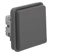 Berker 4011334440963 4011334440963 Insert de Prise AP/UP Gris Mat