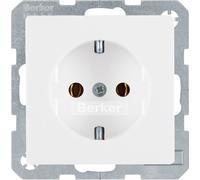 Berker 41436089 Prise Schuko Polar Blanc