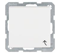 Berker 47521909 Steckdose SCHUKO mit Klappdeckel, S.1, IP44, polarweiß Matt