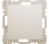 Berker 6710098982 Bouchon Borgne Avec Pièce Centrale S.1 Blanc ( Crème), Poli