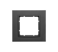 Hager Cadre B7 1 poste anthracite mat
