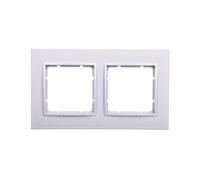Berker B.7 Double cadre aluminium mat 10126424