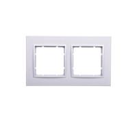 Berker B.7 double cadre aluminium mat 10126424