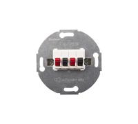 Berker/B. Prise haut-parleur carrée double blanc neige 457309