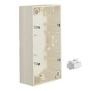 berker Berker Boîtier saillie 2x blanc/verre 10428982 Quantité:1