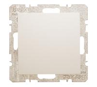 berker Berker Cache-prise blanc/gris avec pièce centrale 6710098982 Quantité:1