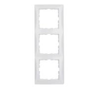 BERKER 10138989 - Cadre 3 prises, S.1, blanc polaire brillant