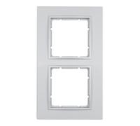 berker Berker Cadre alu/mat double 10126424 Quantité:1