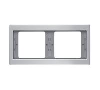 berker Berker Cadre aluminium 2 fois horizontal 13637003 Quantité:1
