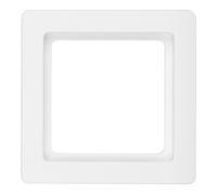 Hager q.1 - Cadre 1 poste blanc polaire