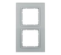 berker Berker Cadre en verre 2 fiches 10126414 Quantité:1
