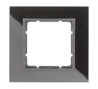 Hager B7Cadre 1 Poste Verre Anthracite