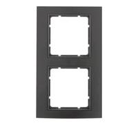berker Berker Cadre noir/anthracite 2 places 10123005 Quantité:1