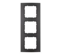 berker Berker Cadre noir/anthracite triple 10133005 Quantité:1